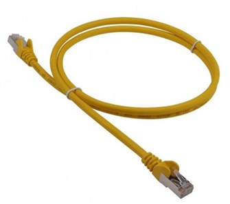 Кабель патч-корд F/UTP 5e кат. 10м Lanmaster LAN-PC45/S5E-10-YL 618514
