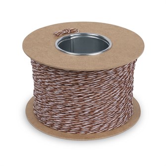 Кабель витая пара U/UTP 5e кат. 1 пара Cabeus UTP-1P-Cat.5e-SOLID-CROSS-500-BR 1037415