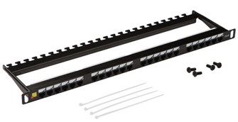 Патч-панель 19, 24xRJ45, UTP, Кат. 6 Lanmaster LAN-PPC24U6 422707