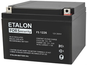 Аккумулятор  ETALON FS 1226 1060097