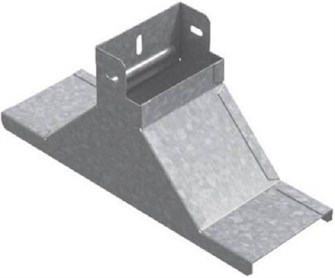 Крышка - ответвитель, вверх  Ostec КОВ-200х100-1,0-СЦ 914829