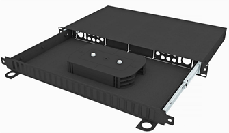 Кросс оптический стоечный  TopLAN КРСв-Top-1U-06DSC/QLC-BK 649167