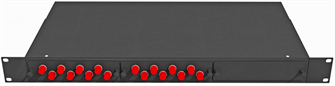 Кросс оптический стоечный  TopLAN КРС-Top-1U-16FC/U-OS2-BK 648994