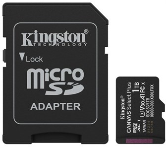Карта памяти MicroSDXC 1024GB Kingston SDCS3/1TB 1234146