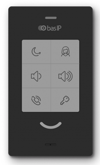 Аудиодомофон  BAS-IP SP-03 BLACK 1009484