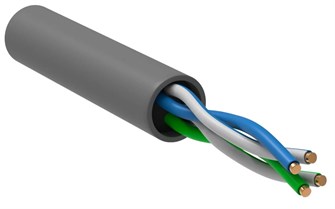 Кабель витая пара U/UTP 5 кат. 2 пары ITK LC1-C5E02-111-S-P-R 1164525