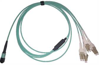 Кабель патч-корд волоконно-оптический Vimcom CA-MM50(8OM3)-LSZH-MPOf-4DLC-TypeB-10.0(8.0/2.0) 833027