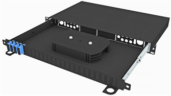 Кросс оптический стоечный  TopLAN КРСв-Top-1U-08SC/U-OS2-BK 649172