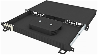 Кросс оптический стоечный  TopLAN КРСв-Top-1U-08LC/U-OM2-BK 763312