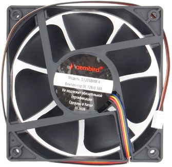 Вентилятор для корпуса Gembird D12038HM-4 819395