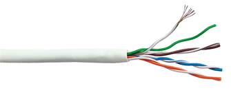 Кабель витая пара U/UTP 5e кат. 4 пары Lanmaster LAN-5EUTP-PT-LSZH-WH 886271