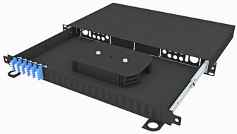 Кросс оптический стоечный  TopLAN КРСв-Top-1U-24LC/U-OS2-BK 649155
