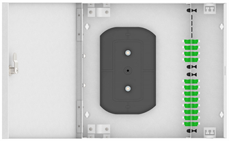 Кросс оптический настенный  TopLAN КРН-Top-24LC/A-OS2-GY 649201