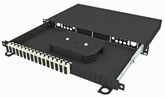 Кросс оптический стоечный  TopLAN КРСв-Top-1U-32SC/U-OM2-BK 649160