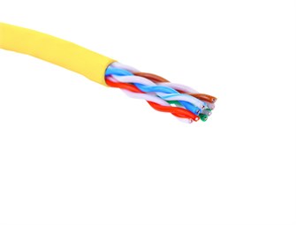Кабель витая пара U/UTP 5 кат. 4 пары Eurolan 19C-U5-12YL-B305 1003691