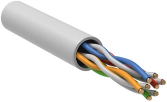Кабель витая пара U/UTP 5e кат. 4 пары ITK LC1-C5E04-128-T-P-R 1098245