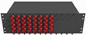 Кросс оптический стоечный  TopLAN КРС-Top-3U-64ST/U-OS2-BK 649104