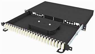 Кросс оптический стоечный  TopLAN КРСв-Top-1U-96LC/U-OM2-BK 649173