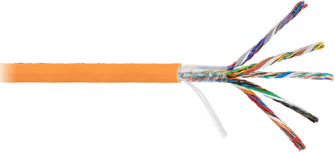 Кабель витая пара U/UTP 5 кат. 25 пар NIKOLAN NKL 5110C-OR 879269
