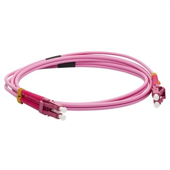 Кабель патч-корд волоконно-оптический Lanmaster LAN-2LC-2LC/OM4-1.0 650225