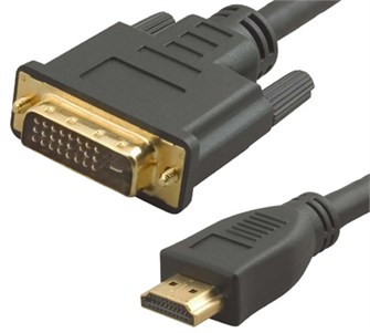 Кабель интерфейсный HDMI-DVI Cablexpert 19M/19M 165505