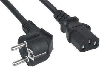 Кабель питания  Filum FL-PC-SH90/C13-C2-3.0-BK 1027957