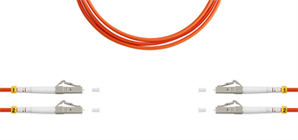 Патч-корд волоконно-оптический TELCORD ШОС-2x3.0-2LC/U(dx)-2LC/U(dx)-MM50-10м-LSZH-OR 1078567