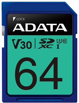 Карта памяти 64GB ADATA ASDX64GUI3V30S-R 637250