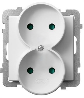 Розетка  Ospel GP-2RRP/m/00 738809