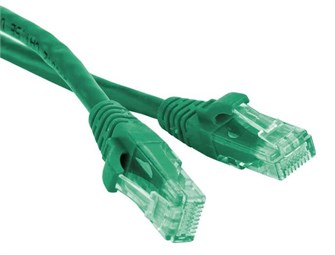 Кабель патч-корд U/UTP 6 кат. 3м Hyperline PC-LPM-UTP-RJ45-RJ45-C6-3M-LSZH-GN 510807