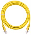 Кабель патч-корд U/UTP 5e кат. 2м Netlan EC-PC4UD55B-BC-PVC-020-YL-10 956840
