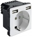 Розетка в рамку Sibling Powersocket-1PW(USB) 1066907