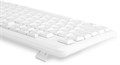 Клавиатура  Oklick K225W белый 1036124