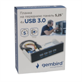 Планка  Gembird FP5.25-USB3-4A 1034753
