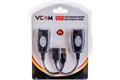 Кабель интерфейсный USB 2.0 удлинитель VCOM AM-AF/RJ45Fx2 503870