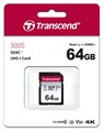 Карта памяти SDXC 64GB Transcend TS64GSDC300S 631790