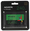 Накопитель SSD 2.5'' ADATA Ultimate SU650 240 ГБ 646975