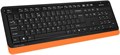 Клавиатура и мышь Wireless A4Tech FG1010 ORANGE 721391