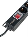 Блок розеток 19", 8 розеток Filum FL-PDU19-8SCH-PS-2MC14 1204902