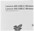 Мышь wireless Lenovo 540 1239685