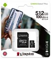 Карта памяти MicroSDXC 512GB Kingston SDCS2/512GB 765822