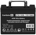 Батарея аккумуляторная  Exegate DTM 1233L 1211700