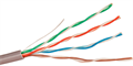 Кабель витая пара U/UTP 5e кат. 4 пары Exegate UTP4-C5e-CU-S26-IN-PVC-GY-305 803545