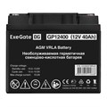 Батарея аккумуляторная  Exegate GP12400 1041258