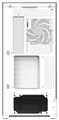 Корпус ATX Zalman P40 Prism White 1174793