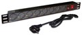 Блок розеток 19", 8 розеток TWT TWT-PDU19-10A8P-1.8 160287
