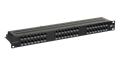 Патч-панель  NikoMax NMC-RP48UE2-1U-BK 721719