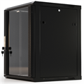 Шкаф настенный 19", 9U Hyperline TWB-0966-GP-RAL9004 590543