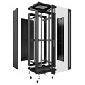 Шкаф напольный 19", 27U Cabeus SH-05C-27U60/60-BK 544563