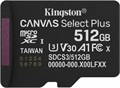 Карта памяти MicroSDXC 512GB Kingston SDCS3/512GBSP 1234150